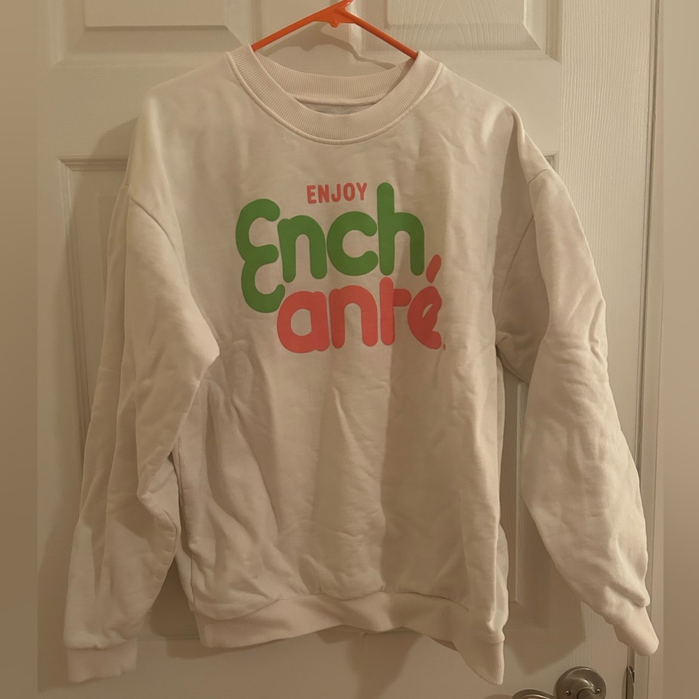 Enjoy Enchanté Crewneck Sweatshirt in cream